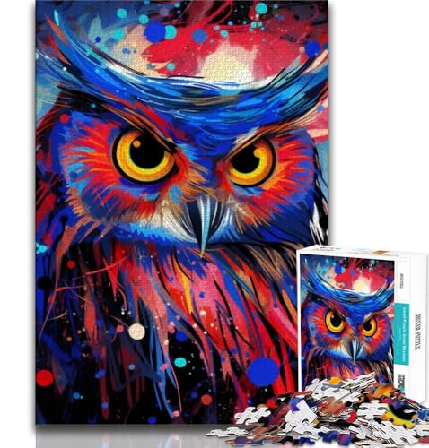 Fantasy Art Owl Puzzle für Erwachsene, 1000 Teile, schwierig, Lernspielzeug, Familienspiele, Geschenke für Freunde und Familie, 38x26cm Fantasy Art Owl Puzzle für Erwachsene, 1000 Teile, schwierig, Lernspielzeug, Familienspiele, Geschenke für Freunde und Familie, 38x26cm von GKJPOXZJ