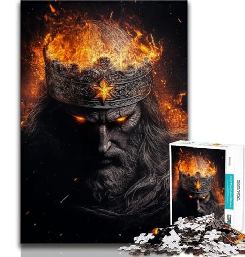 Fantasy Jesus Puzzle 1000 Teile für Erwachsene, anspruchsvolles Spiel und Familienspiel, ganze Familie, 38x26cm von GKJPOXZJ