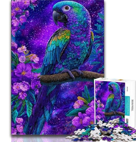 Fantasy-Papageien-Puzzle für Teenager, Lernspiel, Herausforderungsspielzeug, ganze Familie, 75x50cm Fantasy-Papageien-Puzzle für Teenager, Lernspiel, Herausforderungsspielzeug, ganze Familie, 75x50cm von GKJPOXZJ