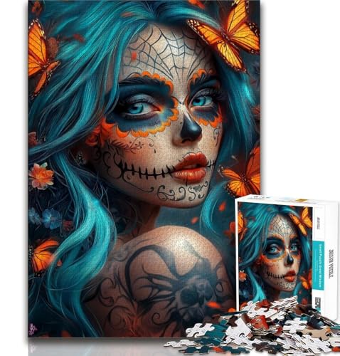 Fantasy-Skelett-Puzzle, 1000 Teile, für Teenager, anspruchsvolles Spiel und Familienspiel, Wanddekoration, einzigartige Geburtstags, 38x26cm Fantasy-Skelett-Puzzle, 1000 Teile, für Teenager, anspruchsvolles Spiel und Familienspiel, Wanddekoration, einzigartige Geburtstags, 38x26cm von GKJPOXZJ