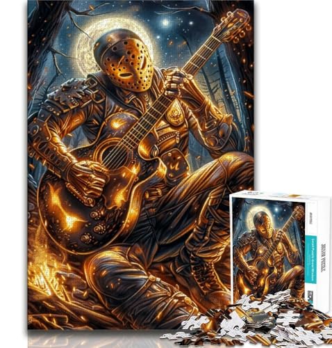 Gitarre Spielen unter den Sternen, 1000-teiliges Puzzle für Erwachsene und Jugendliche, Spielzeug, Lernspiele, stressabbauende Wanddekoration, 38x26cm Gitarre Spielen unter den Sternen, 1000-teiliges Puzzle für Erwachsene und Jugendliche, Spielzeug, Lernspiele, stressabbauende Wanddekoration, 38x26cm von GKJPOXZJ