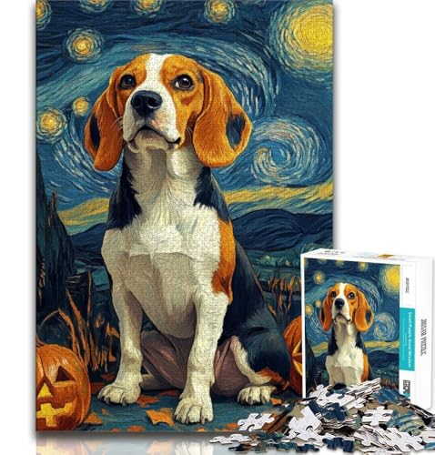 Halloween-Beagle-Puzzles für Teenager, 1000 Puzzles, anspruchsvoll zu vervollständigen, Aber EIN lustiges und humorvolles Geburtstagsgeschenk, Geschenke, Wandkunst, 75x50cm Halloween-Beagle-Puzzles für Teenager, 1000 Puzzles, anspruchsvoll zu vervollständigen, Aber EIN lustiges und humorvolles Geburtstagsgeschenk, Geschenke, Wandkunst, 75x50cm von GKJPOXZJ