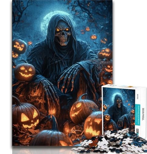 Halloween-Skelett-Puzzle für Erwachsene, 1000 Teile, hilft dem Gehirn, süchtig machendes Spielzeug zu trainieren, um Geduld zu fördern, EIN Kunstwerk, 38x26cm Halloween-Skelett-Puzzle für Erwachsene, 1000 Teile, hilft dem Gehirn, süchtig machendes Spielzeug zu trainieren, um Geduld zu fördern, EIN Kunstwerk, 38x26cm von GKJPOXZJ