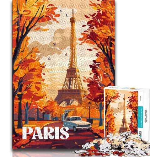 Herbst in Paris Puzzles für Teenager 1000 Puzzles, Spielzeug Lernspiele Stressabbau Geeignet für Schreibtischdekoration 38x26cm Herbst in Paris Puzzles für Teenager 1000 Puzzles, Spielzeug Lernspiele Stressabbau Geeignet für Schreibtischdekoration 38x26cm von GKJPOXZJ