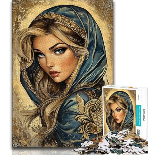 Indische Prinzessinnen-Puzzle 1000 Teile für Erwachsene, anspruchsvolles Spiel und Familienspiel, ganze Familie, 75x50cm Indische Prinzessinnen-Puzzle 1000 Teile für Erwachsene, anspruchsvolles Spiel und Familienspiel, ganze Familie, 75x50cm von GKJPOXZJ