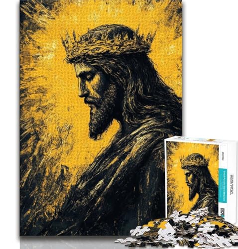 Jesus-Puzzle für Teenager, 1000 Teile, anspruchsvolles Spiel, Geschenke für die ganze Familie, 38x26cm Jesus-Puzzle für Teenager, 1000 Teile, anspruchsvolles Spiel, Geschenke für die ganze Familie, 38x26cm von GKJPOXZJ