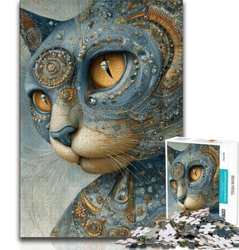 Katzenkunst-Puzzles für Teenager, 1000 Teile, lustige Spiele, jedes Teil ist einzigartig – anspruchsvolles Familienspiel, 38x26cm Katzenkunst-Puzzles für Teenager, 1000 Teile, lustige Spiele, jedes Teil ist einzigartig – anspruchsvolles Familienspiel, 38x26cm von GKJPOXZJ