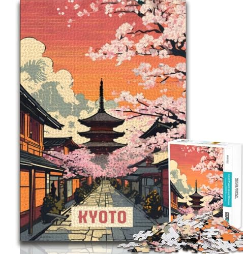 Kyoto 1000-teiliges Puzzle für Erwachsene und Jugendliche, anspruchsvolles Spiel, Geschenke für die ganze Familie, 75x50cm Kyoto 1000-teiliges Puzzle für Erwachsene und Jugendliche, anspruchsvolles Spiel, Geschenke für die ganze Familie, 75x50cm von GKJPOXZJ