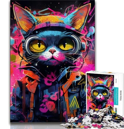 Mechanisches Katzen-Puzzle mit 1000 Teilen für Erwachsene, anspruchsvolles Spiel und Familienspiel, ganze Familie, 75x50cm Mechanisches Katzen-Puzzle mit 1000 Teilen für Erwachsene, anspruchsvolles Spiel und Familienspiel, ganze Familie, 75x50cm von GKJPOXZJ