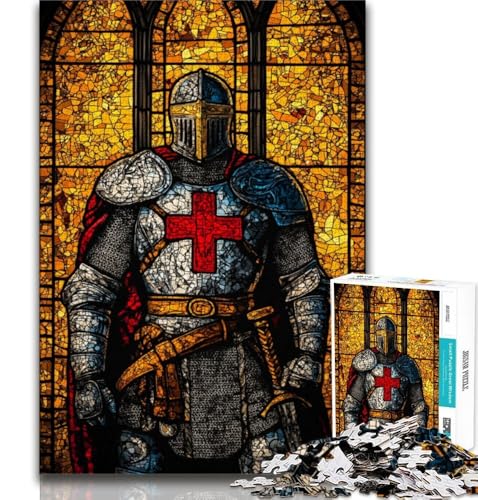 Mittelalterliche Ritter-Puzzles für Teenager, 1000 Teile, Lernspiele, Heimdekoration, geeignet für die Schreibtischdekoration, 75x50cm Mittelalterliche Ritter-Puzzles für Teenager, 1000 Teile, Lernspiele, Heimdekoration, geeignet für die Schreibtischdekoration, 75x50cm von GKJPOXZJ