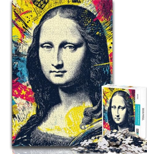 Mona Lisa Puzzle 1000 Teile für Erwachsene, anspruchsvolles Spiel und Familienspiel, ganze Familie, 38x26cm Mona Lisa Puzzle 1000 Teile für Erwachsene, anspruchsvolles Spiel und Familienspiel, ganze Familie, 38x26cm von GKJPOXZJ