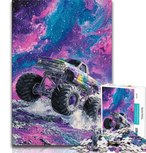 Monster Truck 1000-teiliges Puzzle für Teenager, Geschenke, hilft dem Gehirn, süchtig machendes Spielzeug zu trainieren, um Geduld zu fördern, tolles Geschenk, 38x26cm Monster Truck 1000-teiliges Puzzle für Teenager, Geschenke, hilft dem Gehirn, süchtig machendes Spielzeug zu trainieren, um Geduld zu fördern, tolles Geschenk, 38x26cm von GKJPOXZJ