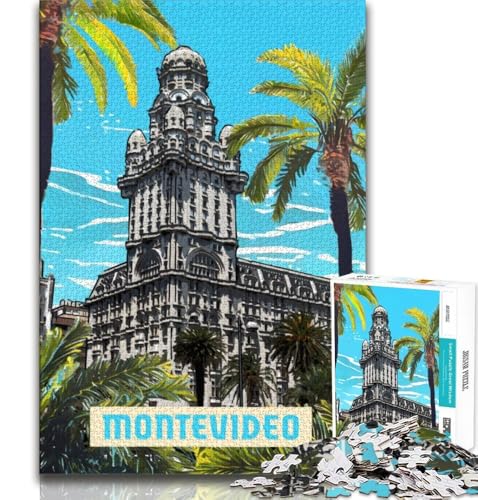 Montevideo-Puzzles für Erwachsene, 1000 Puzzles, anspruchsvolles Spiel, Geschenke, ganze Familie, 75x50cm von GKJPOXZJ