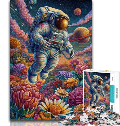 Psychedelischer Rauch-Astronaut, 1000-teiliges Puzzle für Teenager, Geschenke, dekomprimierendes intellektuelles Lernspielzeug, Wichtelgeschenke, 75x50cm Psychedelischer Rauch-Astronaut, 1000-teiliges Puzzle für Teenager, Geschenke, dekomprimierendes intellektuelles Lernspielzeug, Wichtelgeschenke, 75x50cm von GKJPOXZJ