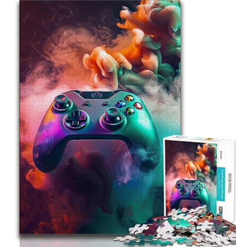 Puzzle 1000 Teile für Erwachsene, Gamecontroller, anspruchsvolles Spiel und Familienspiel, Lernspiel für Geburtstag, Weihnachten, 75x50cm von GKJPOXZJ