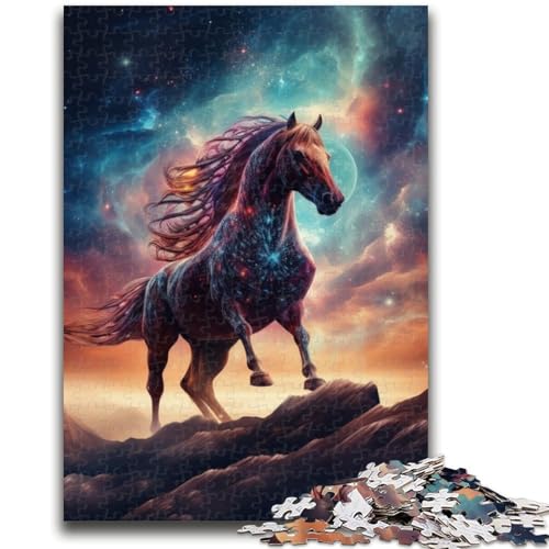 Puzzle 1000 Teile für Erwachsene, Geschenke, Galaxien, Pferde, Teenager-Puzzles, Quizspiel, Wanddekoration, einzigartige Geburtstags (75x50cm) von GKJPOXZJ