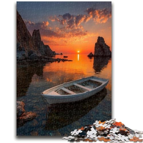 Puzzle 1000 Teile für Erwachsene, Geschenke, Sonnenuntergangslandschaft, 1000 Teile für Teenager, Wichtelgeschenke für Kinder ab 14 Jahren (75x50cm) von GKJPOXZJ