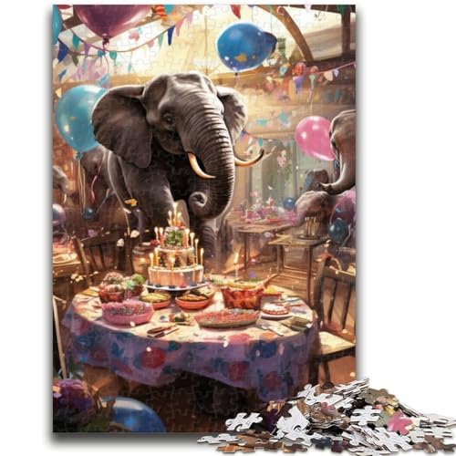 Puzzle 1000 Teile für Erwachsene, Geschenke, Tierparty, 1000 Teile für Teenager, Wichtelgeschenke für Kinder ab 14 Jahren (26x38cm) von GKJPOXZJ