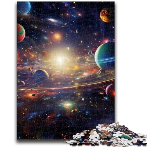 Puzzle 1000 Teile für Erwachsene, Geschenke, buntes Universum, Teenager-Puzzle, Quizspiel, Wanddekoration, einzigartige Geburtstags (75x50cm) von GKJPOXZJ