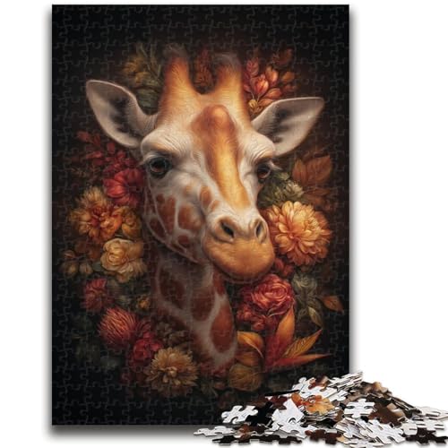Puzzle 1000 Teile für Erwachsene, Geschenke Giraffe, 1000 Teile für Teenager, Wichtelgeschenke für Kinder ab 14 Jahren (26x38cm) von GKJPOXZJ