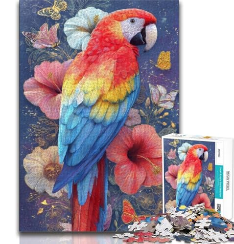 Puzzle 1000 Teile für Erwachsene, Geschenke für Blumen und Papageien, Lernspielzeug, Familienspiele, einzigartige Geburtstags- und Geschenkideen, 38x26cm Puzzle 1000 Teile für Erwachsene, Geschenke für Blumen und Papageien, Lernspielzeug, Familienspiele, einzigartige Geburtstags- und Geschenkideen, 38x26cm von GKJPOXZJ