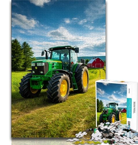Puzzle 1000 Teile für Erwachsene, Geschenke für landwirtschaftliche Geräte, Traktor, Stressabbau, Urlaub zu Hause, Zeit totschlagen, Liebe zwischen Paaren stärken, 38x26cm von GKJPOXZJ