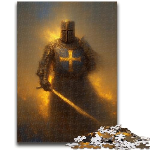 Puzzle 1000 Teile für Erwachsene, Mittelalterliche Ritter, 1000 Teile für Teenager, Quizspiel, Wanddekoration, einzigartige Geburtstags (26x38cm) von GKJPOXZJ