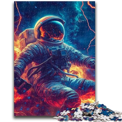 Puzzle 1000 Teile für Erwachsene, Musik-Astronaut, 1000 Teile für Teenager, lustige Spiele, Wanddekoration, einzigartige Geburtstags (50x75cm) von GKJPOXZJ
