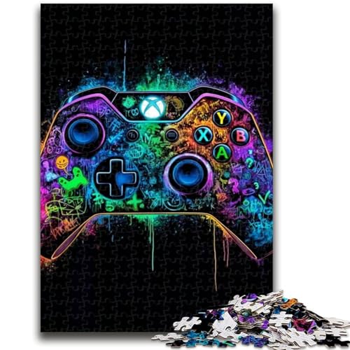 Puzzle 1000 Teile für Erwachsene, Neon-Spiele, Teenager-Puzzles, Quizspiel, Wanddekoration, einzigartige Geburtstags (26x38cm) von GKJPOXZJ