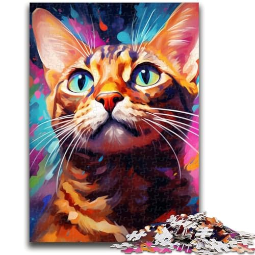 Puzzle 1000 Teile für Erwachsene, Ozelot, 1000 Teile für Teenager, Quizspiel, Wanddekoration, einzigartige Geburtstags (26x38cm) von GKJPOXZJ