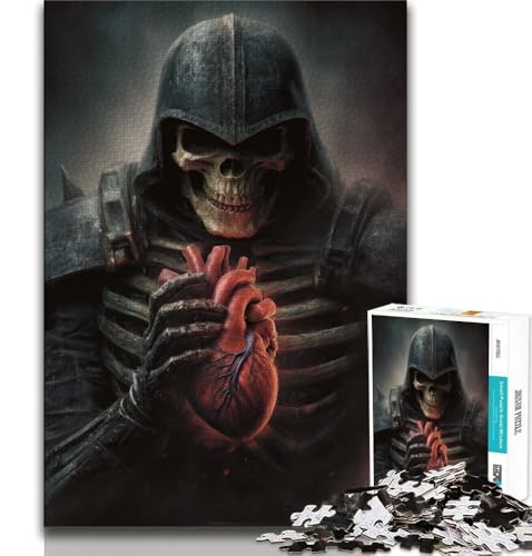 Puzzle 1000 Teile für Erwachsene, Skelettritter, anspruchsvolles Spiel und Lernspiel für die ganze Familie zum Geburtstag, Weihnachten, 38x26cm Puzzle 1000 Teile für Erwachsene, Skelettritter, anspruchsvolles Spiel und Lernspiel für die ganze Familie zum Geburtstag, Weihnachten, 38x26cm von GKJPOXZJ