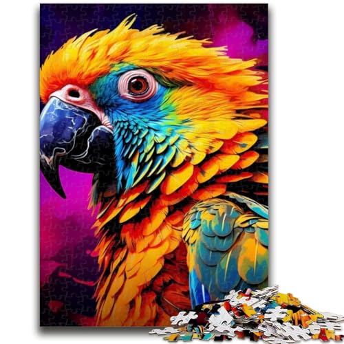 Puzzle 1000 Teile für Erwachsene, Tiere, Vögel, Papageien, Erwachsenenpuzzle, lehrreich, ganze Familie (75x50cm) von GKJPOXZJ