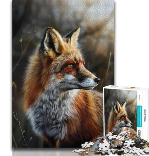 Puzzle 1000 Teile für Erwachsene, Waldfuchs, anspruchsvolles Spiel und Lernspiel für die ganze Familie zum Geburtstag, Weihnachten, 38x26cm Puzzle 1000 Teile für Erwachsene, Waldfuchs, anspruchsvolles Spiel und Lernspiel für die ganze Familie zum Geburtstag, Weihnachten, 38x26cm von GKJPOXZJ