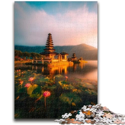 Puzzle 1000 Teile für Erwachsene, Wunderschöne Berge und Seen, anspruchsvolles Spielspielzeug, Wanddekoration, einzigartige Geburtstags (75x50cm) von GKJPOXZJ