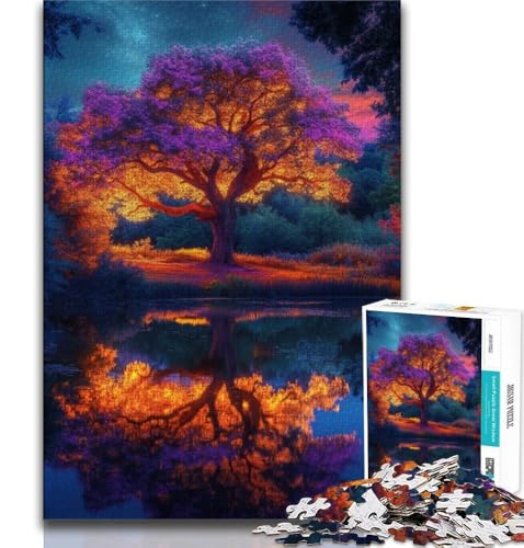 Puzzle 1000 Teile für Erwachsene und Jugendliche, Baum des Lebens, Spielzeug, Lernspiele, Stressabbau, einzigartige Heimdekoration und Geschenke, 75x50cm von GKJPOXZJ
