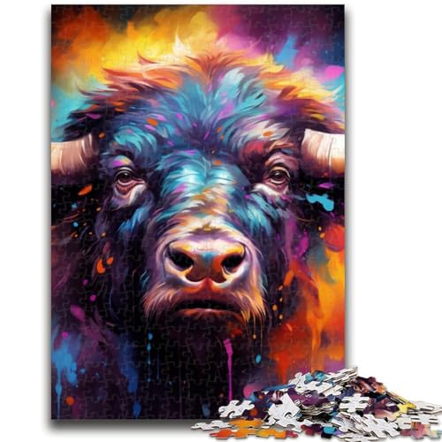 Puzzle 1000 Teile für Erwachsene und Jugendliche, Buffalo-Puzzles für Jugendliche, geeignet als Schreibtischdekoration für Kinder ab 14 Jahren (50x75cm) von GKJPOXZJ
