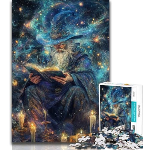 Puzzle 1000 Teile für Erwachsene und Jugendliche, Cosmic Wizard, anspruchsvolles Spiel und Lernspiel für die ganze Familie zum Geburtstag, Weihnachten, 38x26cm von GKJPOXZJ