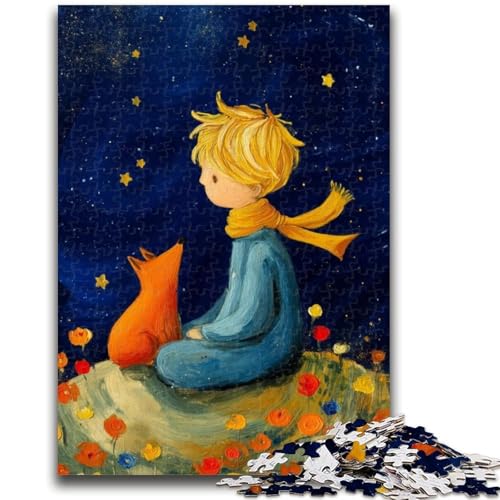 Puzzle 1000 Teile für Erwachsene und Jugendliche, Der kleine Prinz, 1000 Teile für Erwachsene, Stressabbau, schwierige Herausforderung, Wichtelgeschenke (38x26cm) von GKJPOXZJ