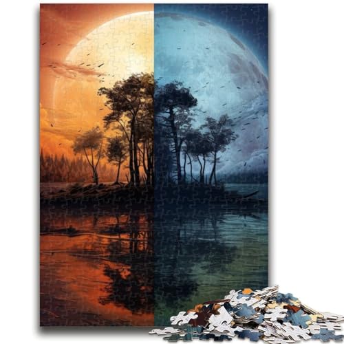 Puzzle 1000 Teile für Erwachsene und Jugendliche, Fantasielandschaft, Erwachsenenpuzzle, Lernspielzeug, Familienspiele, einzigartige Geburtstags- und Geschenkideen (75x50cm) von GKJPOXZJ