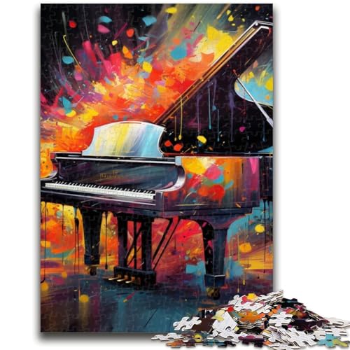 Puzzle 1000 Teile für Erwachsene und Jugendliche, Klavierpuzzle für Erwachsene, anspruchsvolles Spiel, ganze Familie (50x75cm) von GKJPOXZJ