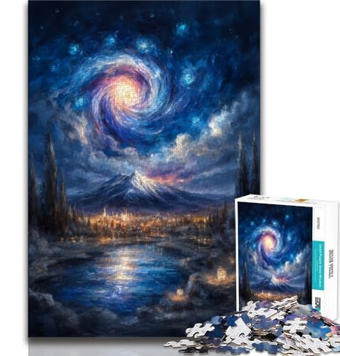 Puzzle 1000 Teile für Erwachsene und Jugendliche, Mysteriöser Berg Fuji, Lernspielzeug, Familienspiele, Lernspiel für Geburtstag und Weihnachten, 75x50cm Puzzle 1000 Teile für Erwachsene und Jugendliche, Mysteriöser Berg Fuji, Lernspielzeug, Familienspiele, Lernspiel für Geburtstag und Weihnachten, 75x50cm von GKJPOXZJ