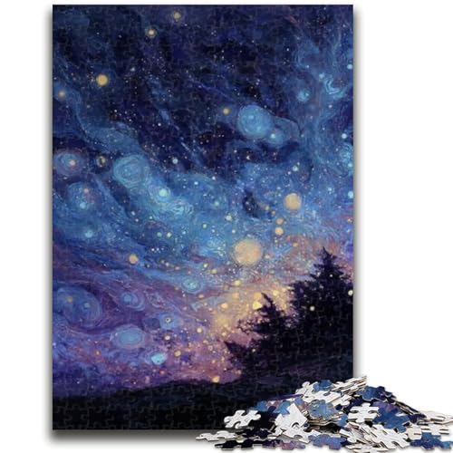 Puzzle 1000 Teile für Erwachsene und Jugendliche, Nachthimmel, Erwachsenenpuzzle, Lernspielzeug, Familienspiele, einzigartige Geburtstags- und Geschenkideen (75x50cm) von GKJPOXZJ
