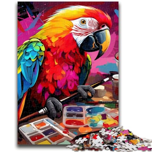 Puzzle 1000 Teile für Erwachsene und Jugendliche, Papageien-Puzzle für Erwachsene, anspruchsvolles Spiel, ganze Familie (26x38cm) von GKJPOXZJ