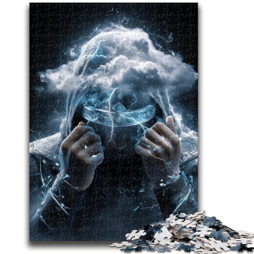 Puzzle 1000 Teile für Erwachsene und Jugendliche, Ritter-Puzzle für Erwachsene, Lernspielzeug, Familienspiele, einzigartige Geburtstags- und Geschenkideen (75x50cm) von GKJPOXZJ