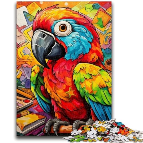 Puzzle 1000 Teile für Erwachsene und Jugendliche, Tiere, Vögel, Papageien, 1000 Teile für Erwachsene, Lernspiele, Heimdekoration, Geburtstagsgeschenk, Geschenke, Wandkunst, (50x75cm) von GKJPOXZJ