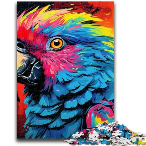 Puzzle 1000 Teile für Erwachsene und Jugendliche, Tiere, Vögel, Papageien, 1000 Teile für Erwachsene, Spielzeug, Lernspiele, Stressabbau, einzigartige Geburtstags- und Geschenkideen (75x50cm) von GKJPOXZJ