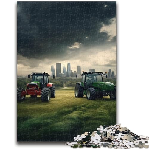 Puzzle 1000 Teile für Erwachsene und Jugendliche, Traktor-Werkzeuge, 1000 Teile für Erwachsene, Stressabbau, Wunschliste zum Zeitvertreib zu Hause mit Weihnachtsmann (26x38cm) von GKJPOXZJ