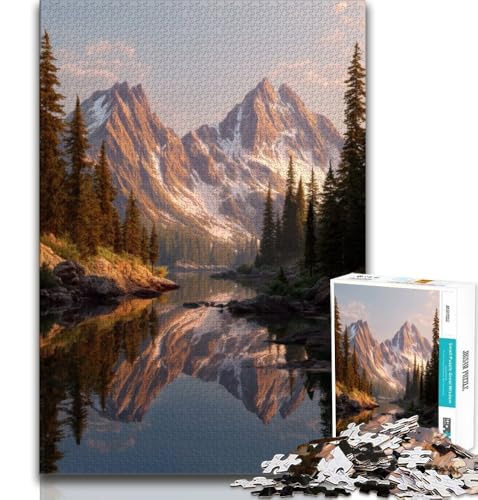 Puzzle 1000 Teile für Erwachsene und Jugendliche, schöne Berge und Seen, Lernspielzeug, Familienspiele, Lernspiel für Geburtstag und Weihnachten, 75x50cm Puzzle 1000 Teile für Erwachsene und Jugendliche, schöne Berge und Seen, Lernspielzeug, Familienspiele, Lernspiel für Geburtstag und Weihnachten, 75x50cm von GKJPOXZJ