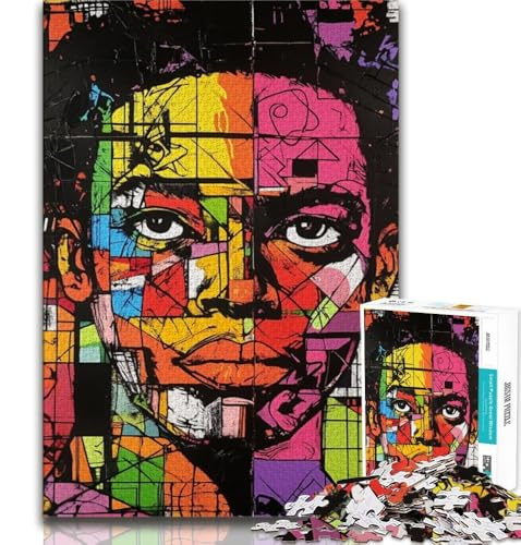 Puzzle 1000 Teile für Erwachsene und Jugendliche im Basquiat-Stil, dekomprimierendes intellektuelles Lernspielzeug ganze Familie, 75x50cm Puzzle 1000 Teile für Erwachsene und Jugendliche im Basquiat-Stil, dekomprimierendes intellektuelles Lernspielzeug ganze Familie, 75x50cm von GKJPOXZJ