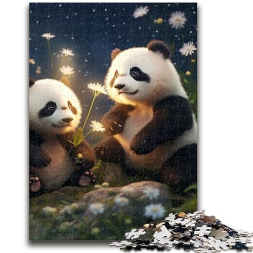 Puzzle 1000 Teile für Erwachsene und Teenager, Galaxy Panda, Teenager-Puzzles, Lernspielzeug, Familienspiele, einzigartige Geburtstags- und Geschenkideen (75x50cm) von GKJPOXZJ